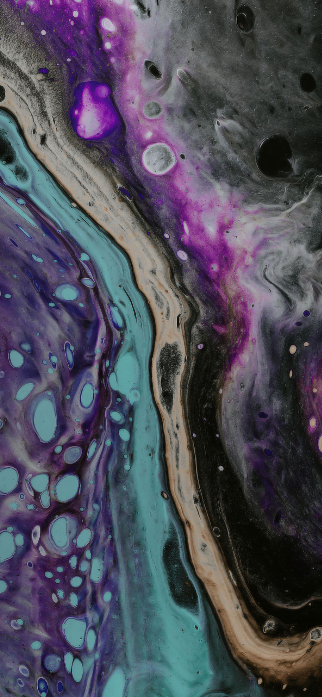 black-and-turquoise-abstract-nebula-wallpaper