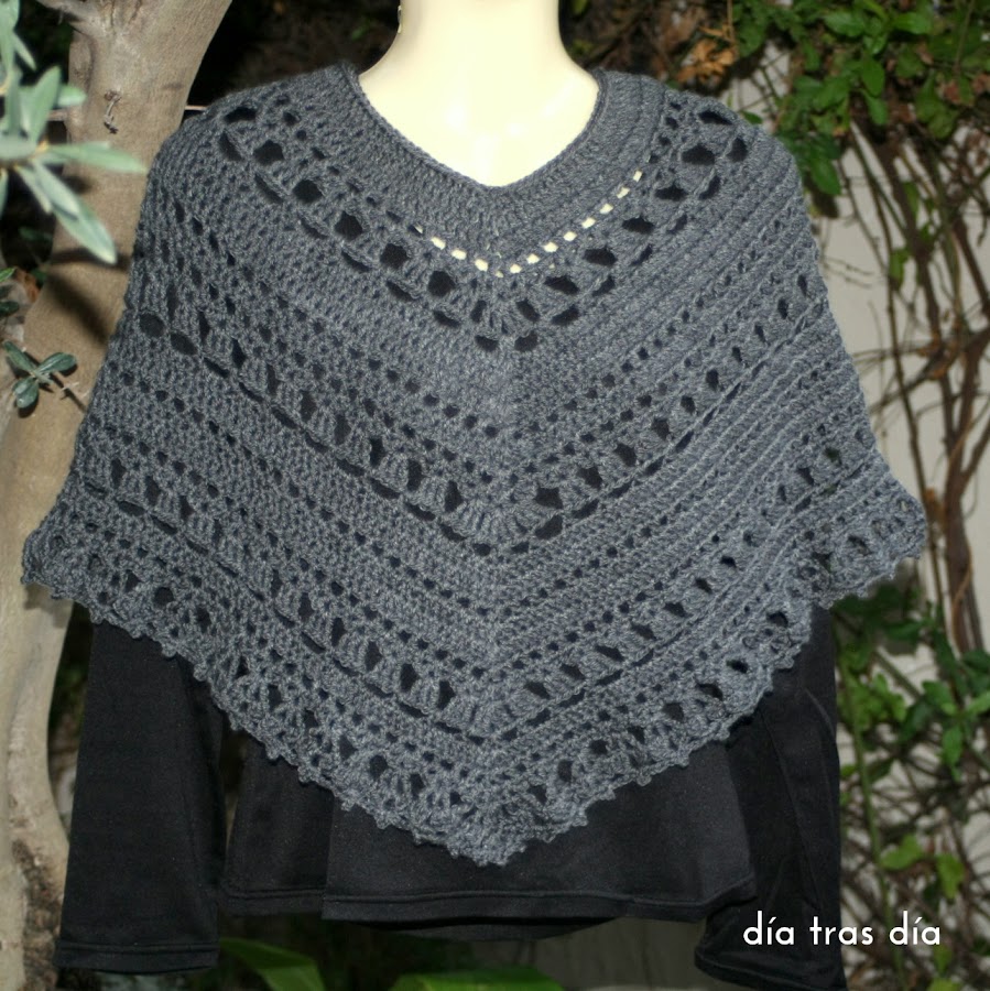 Poncho crochet