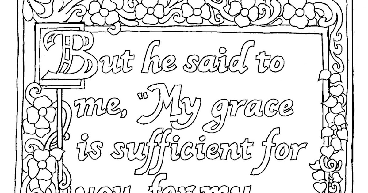 Grace Sharer Coloring Pages