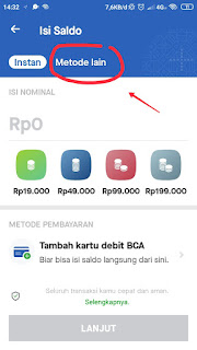 cara mudah mengisi saldo gopay