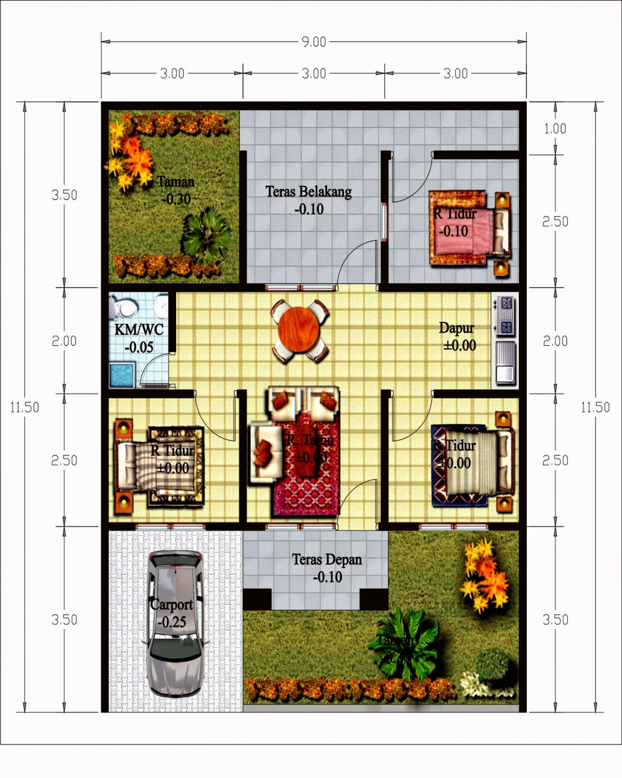  Sketsa  Rumah  Design Rumah  Minimalis 