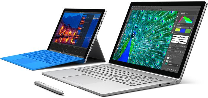 appareils de surface windows 10