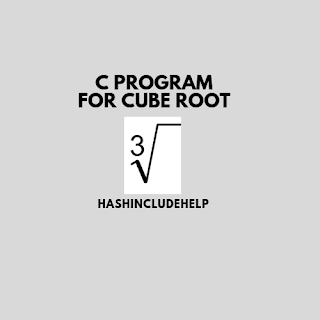 C Program to find the cube root of the given number