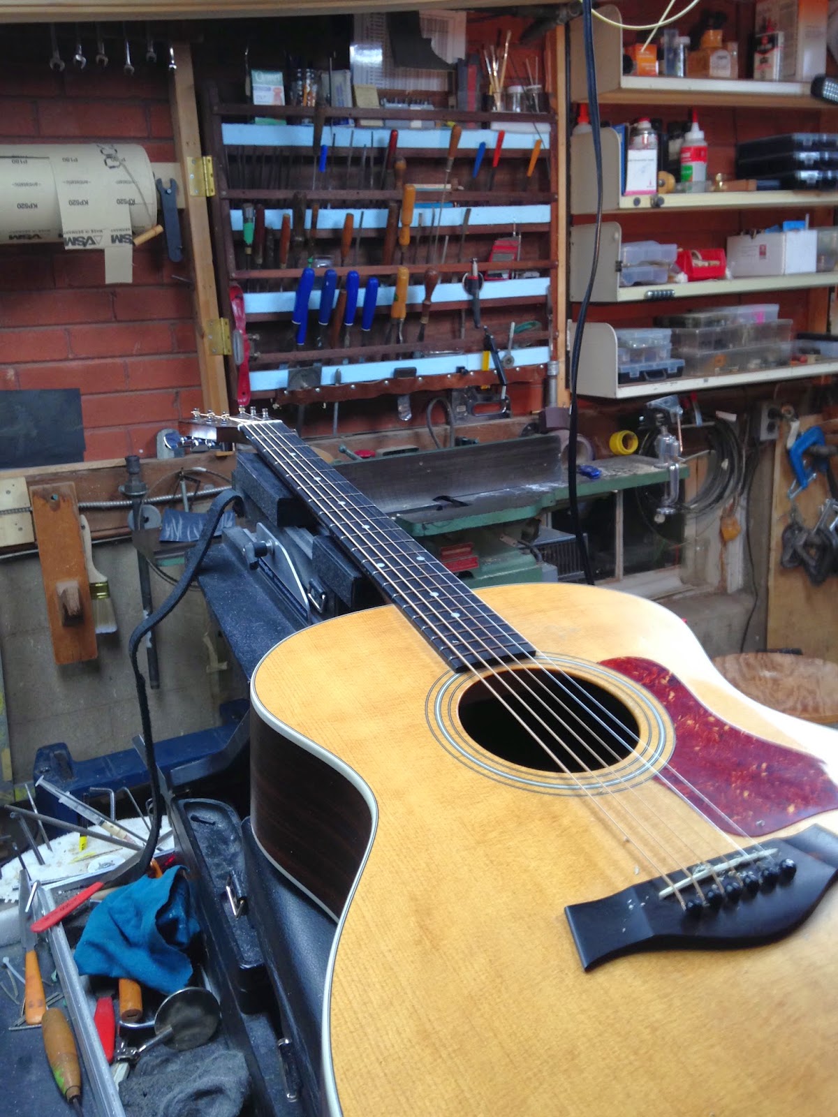 McConville Guitars Bridge slotting