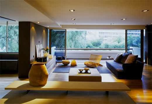 modern minimalist flat interior design picture