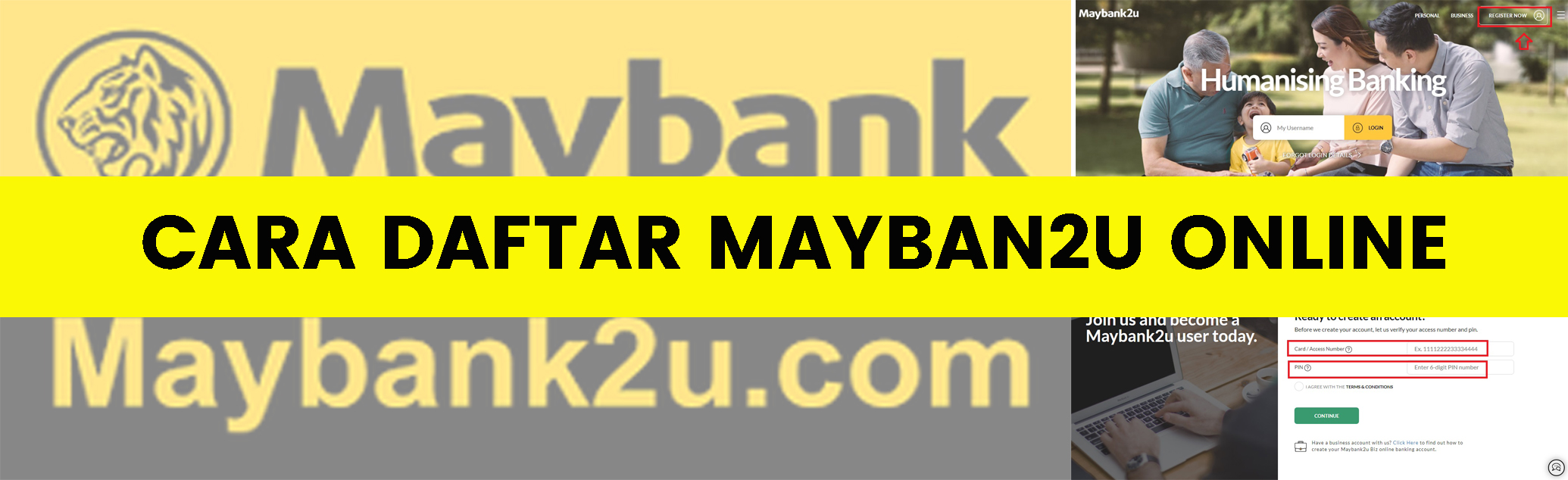 Cara daftar maybank2u online 2021