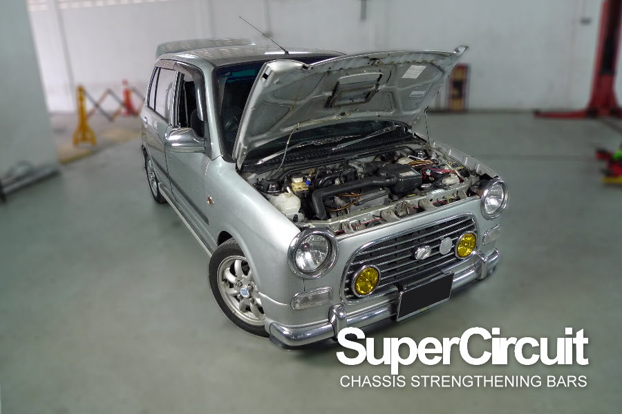 SUPERCIRCUIT CHASSIS STRENGTHENING BARS Perodua Kelisa/ Daihatsu Mira
