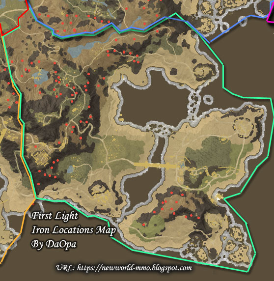 New World First Light iron map