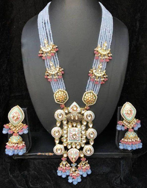 Meena Work Fancy Beads Necklaces