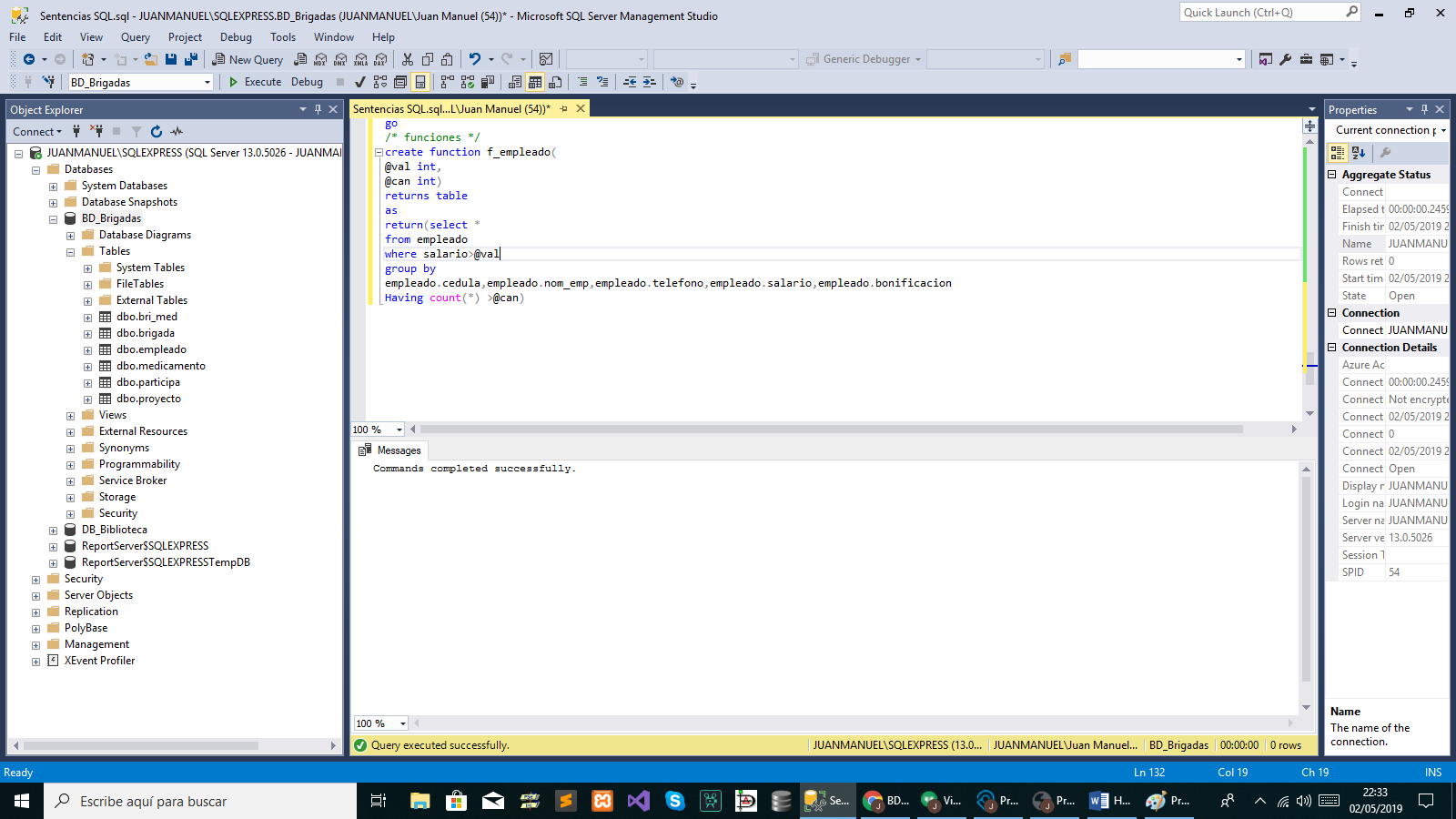 Programación SQL para administrar bases de datos