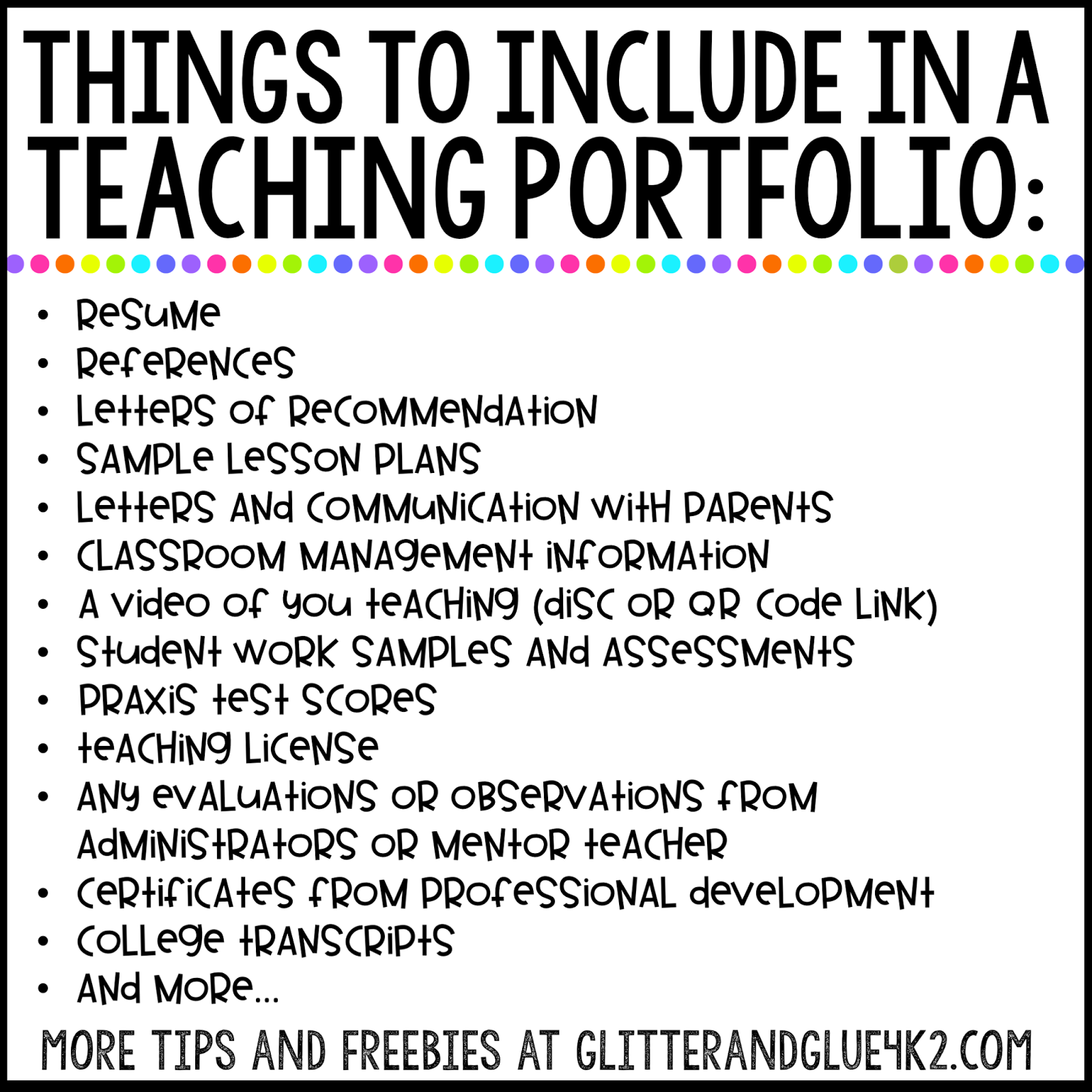 5 Tips To Stand Out And Get Your Dream Teaching Job Glitter And Glue 