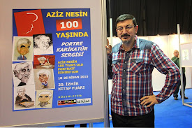 MİZAHHABER'İN TÜYAP İŞBİRLİĞİYLE DÜZENLEDİĞİ "AZİZ NESİN 100 YAŞINDA" PORTRE KARİKATÜR SERGİSİ...