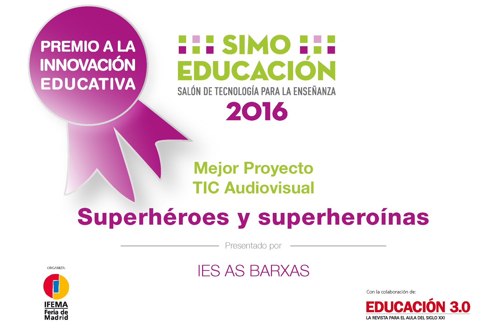 PREMIO INNOVACIÓN EDUCATIVA SIMO 2016