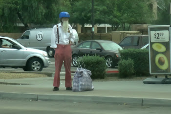 Man seen regularly on the street.
