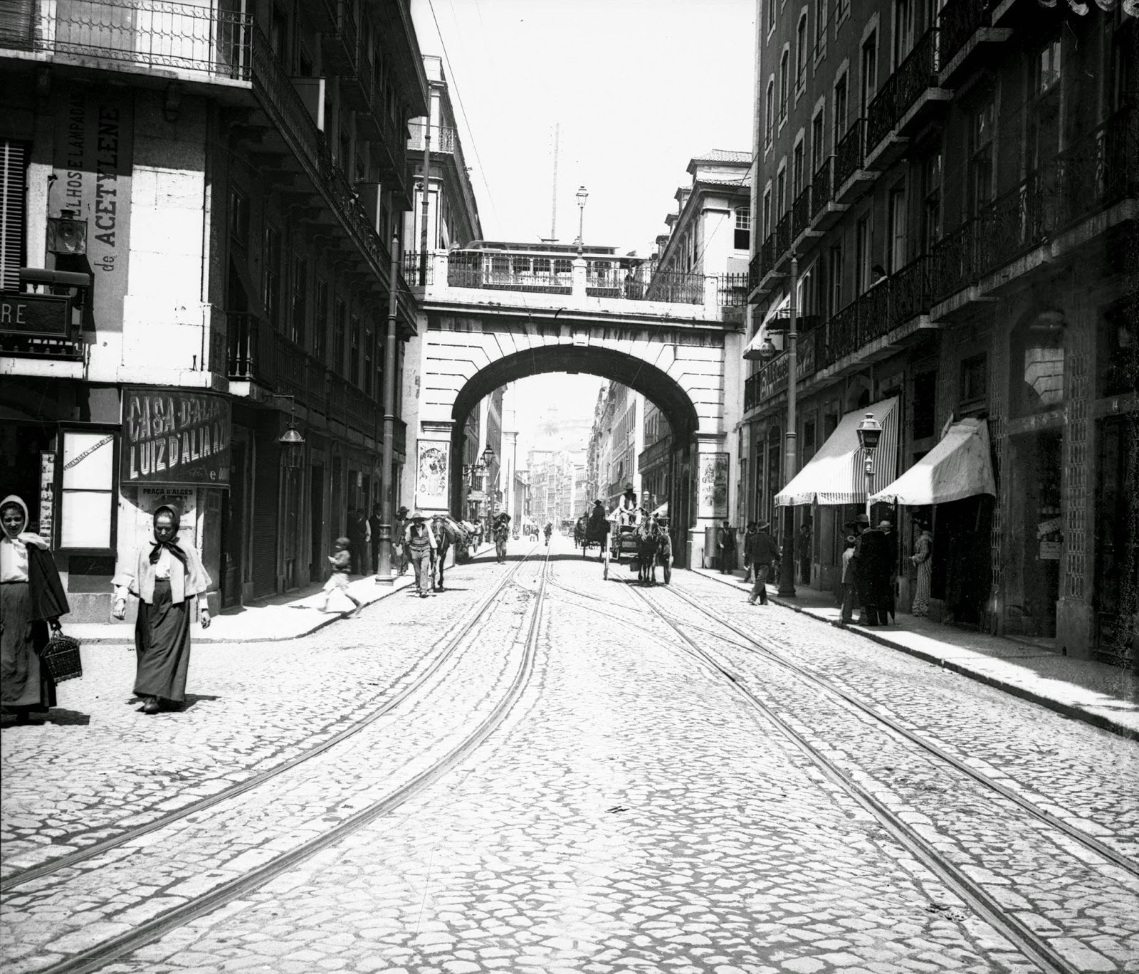 Lisboa de Antigamente: Rua de São Paulo, Arco de São Paulo