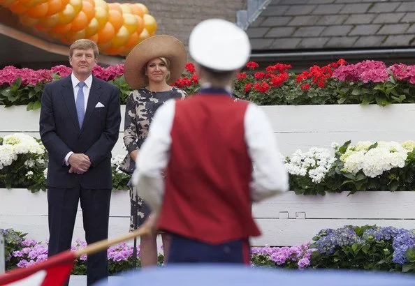 King Willem-Alexander and Queen Maxima visit the province of Gelderland during their tour through the Netherlands as new King and Queen