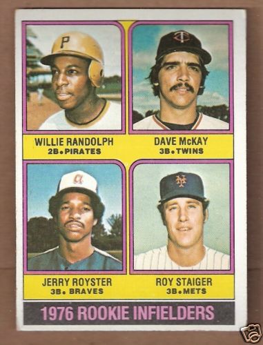Willie Randolph 1976 baseball card