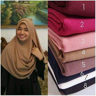 Model Pashmina Instan Diamond