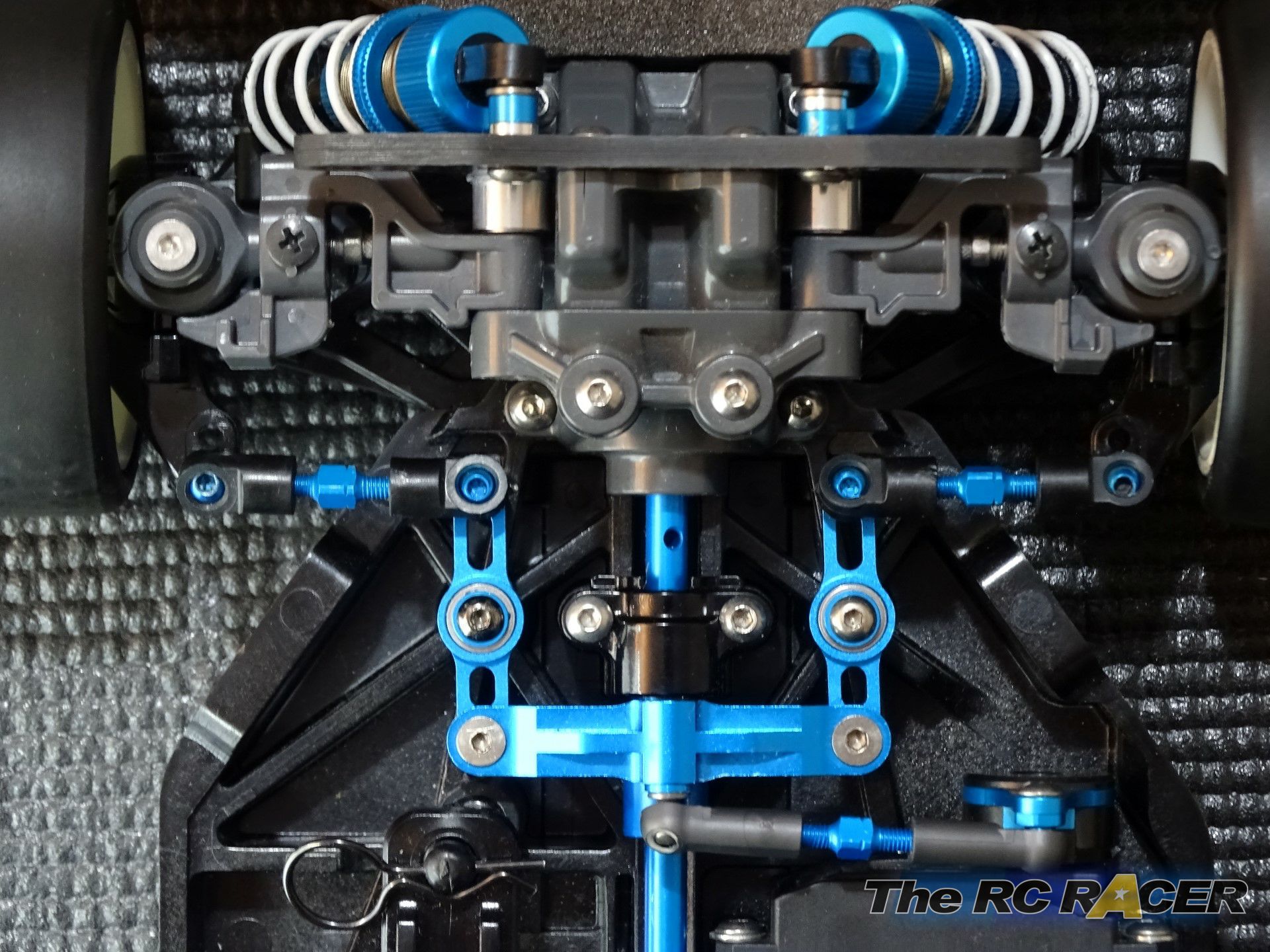 3pcs Set Pour Tamiya TT02 TT-02 Jazrider Blue Aluminum Steering Tie Rod 
