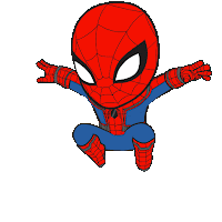 gambar animasi bergerak spiderman terima kasih
