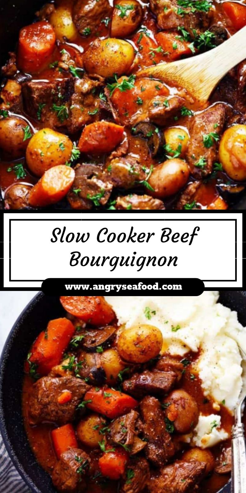  Slow Cooker Beef Bourguignon 