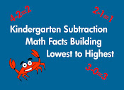 Math Subtraction Facts For Kindergarten