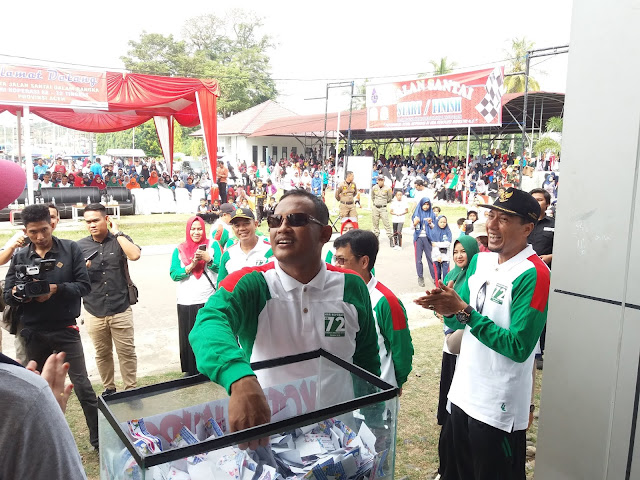 Jalan Santai Hari Koperasi Nasional Ke 72 di Aceh Timur, Peserta: Selain Badan Sehat Hadiah Juga Dapat September 15, 2019