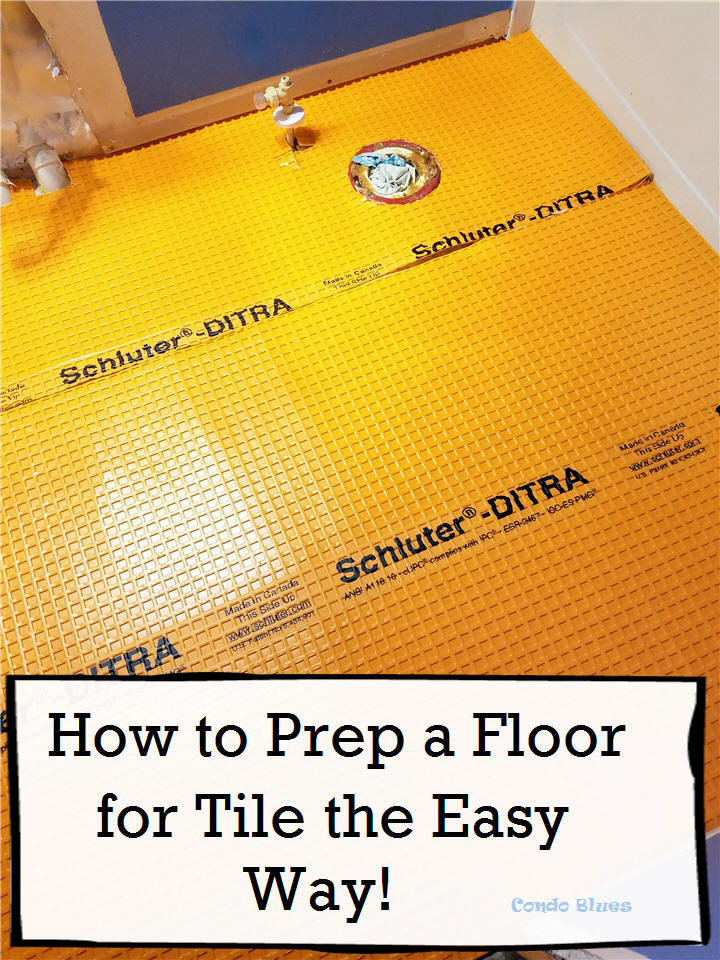 Condo Blues How To Prep A Wood Subfloor For New Tile