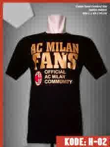 Kaos Bola AC Milan Fans