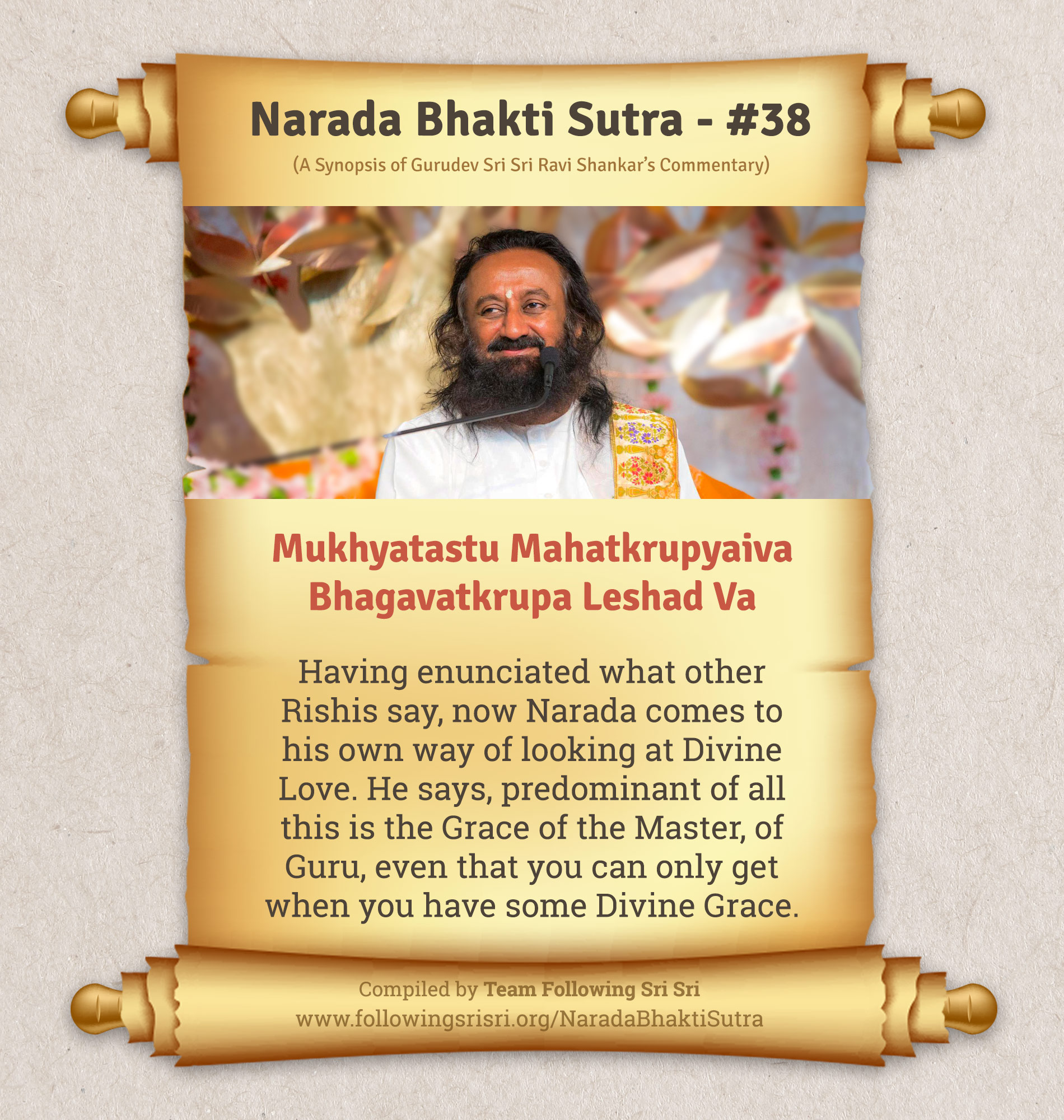 Narada Bhakti Sutras - Sutra 38