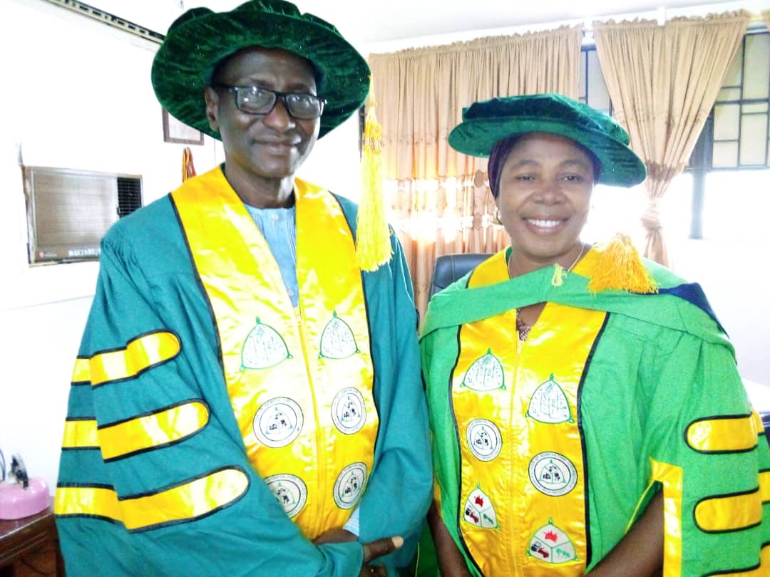 Deputy Director DAC, Associate Professor A. Namakka and Provost KCA, Associate Professor R. Y. Olobatoke
