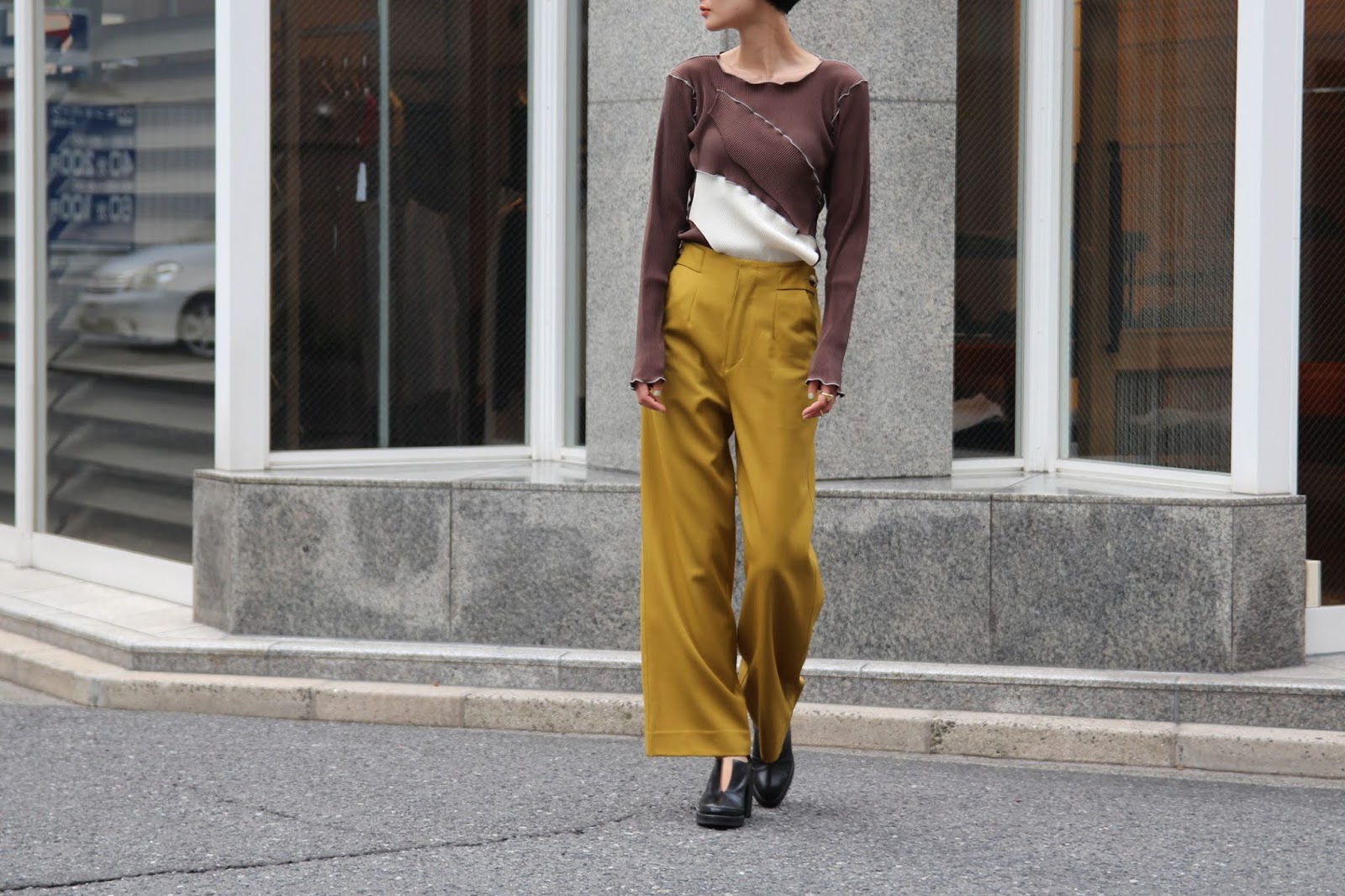 kotohayokozawa / コトハヨコザワ「Pleats top long-sleeve」 - input staff blog