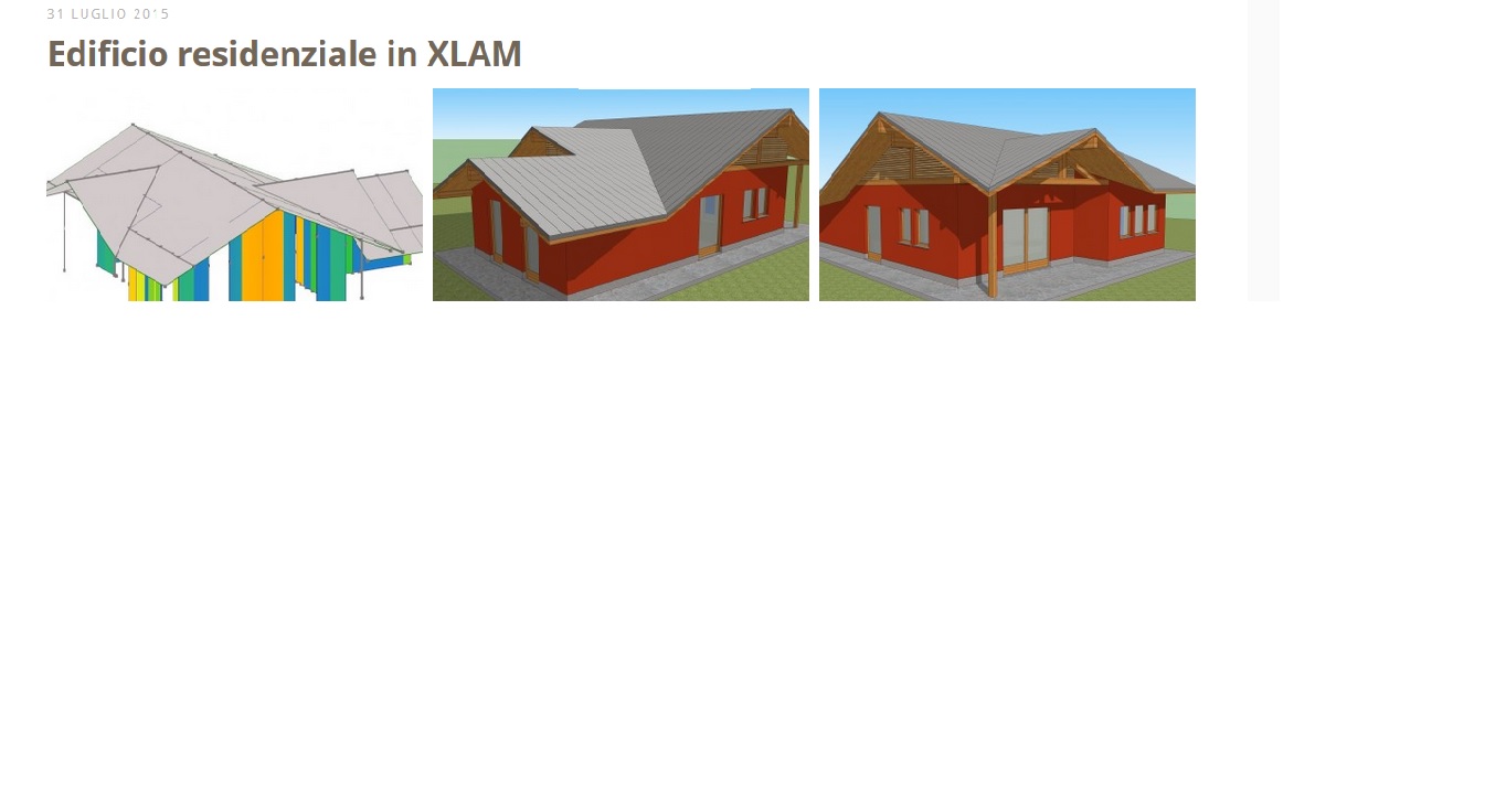 Mio progetto edificio Xlam su sito Timber Tech