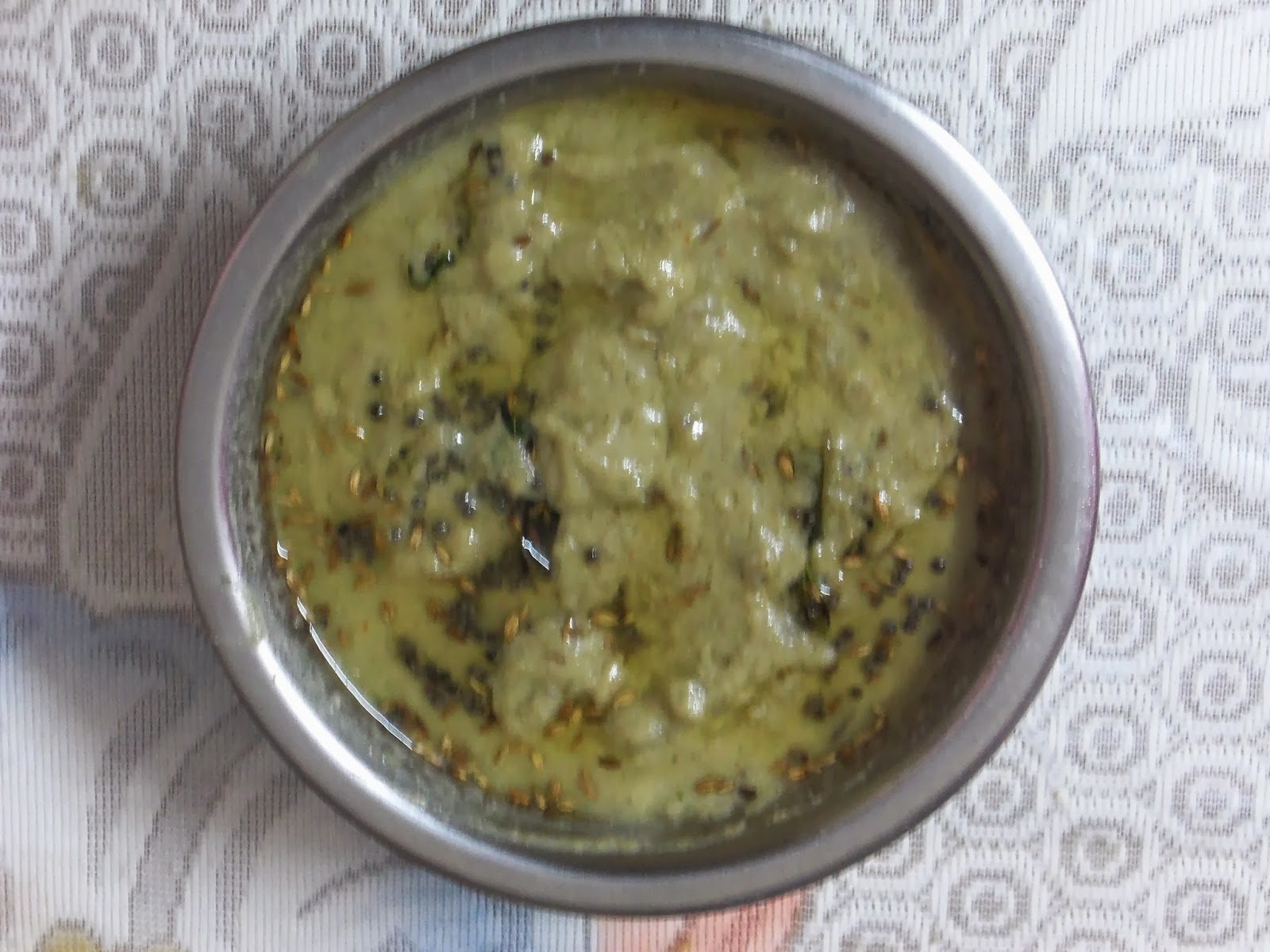 Kalai's Tamil Kitchen Brinjal Chutney ( Eggplant Chutney)