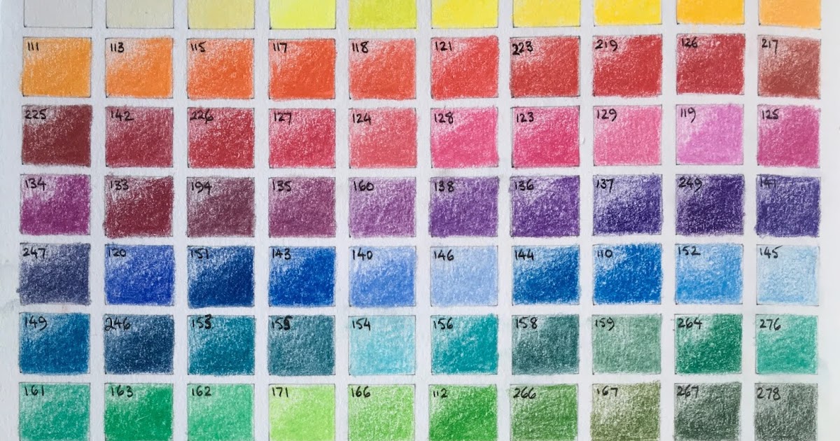 Jane Blundell Artist Faber Castell Polychromos pencils full range