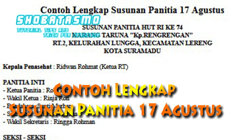 18+ Contoh Sambutan Ketua Karang Taruna Acara 17 Agustus Singkat terbaru