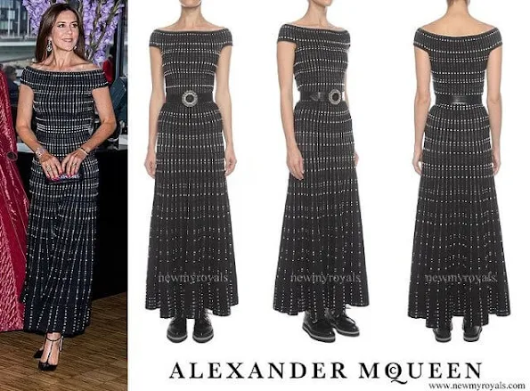 Princess Mary outfits, Alexander McQueen dress