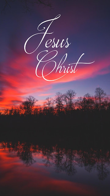 Jesus Christ evening iphone wallpaper