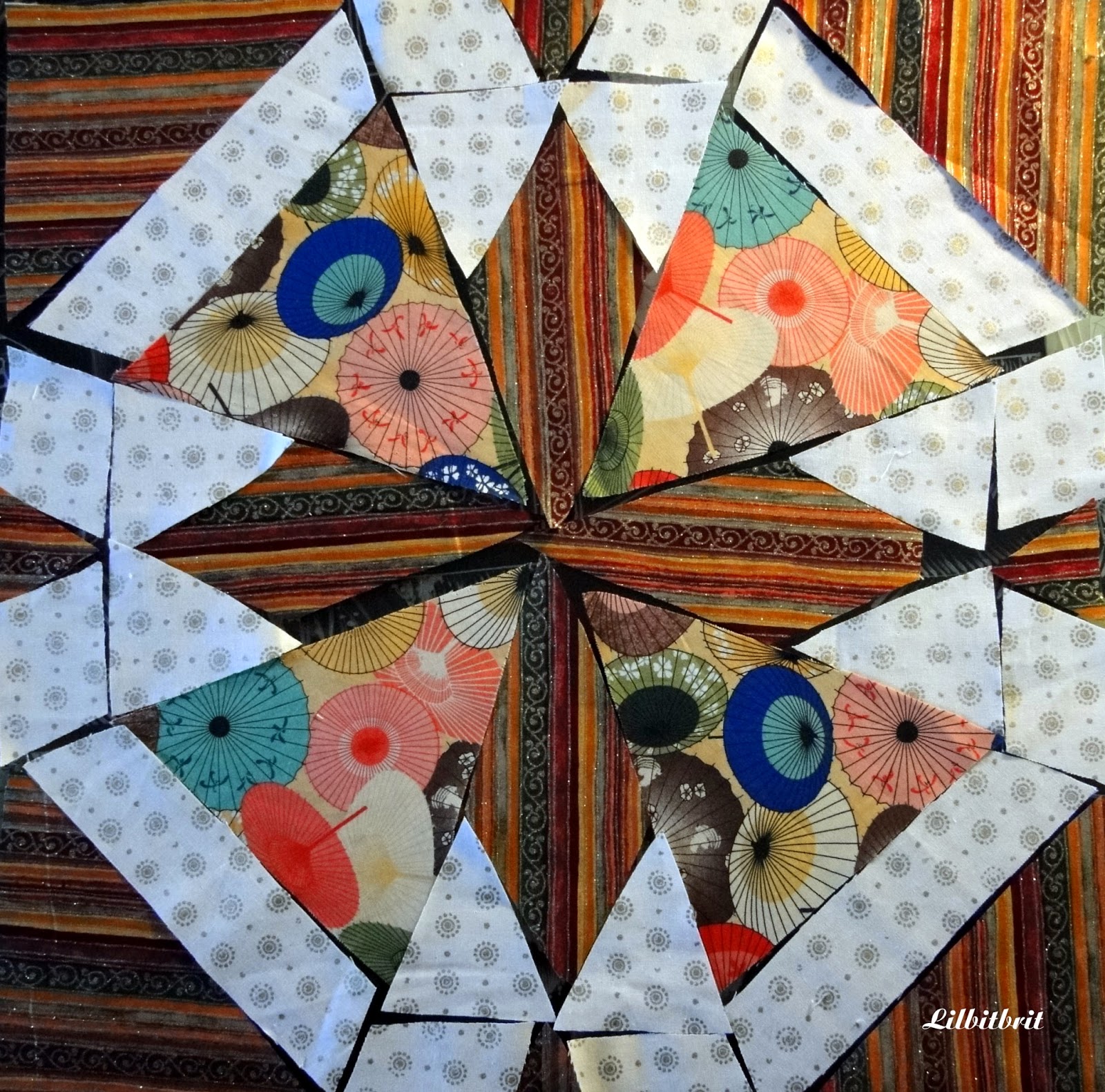 A Little Bit of British from Across The Pond Hawaii Quilt Square