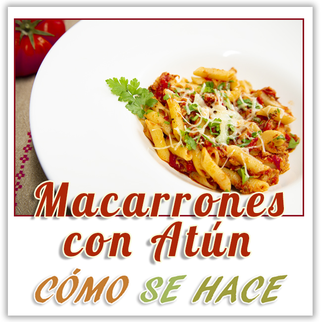  MACARRONES CON ATÚN