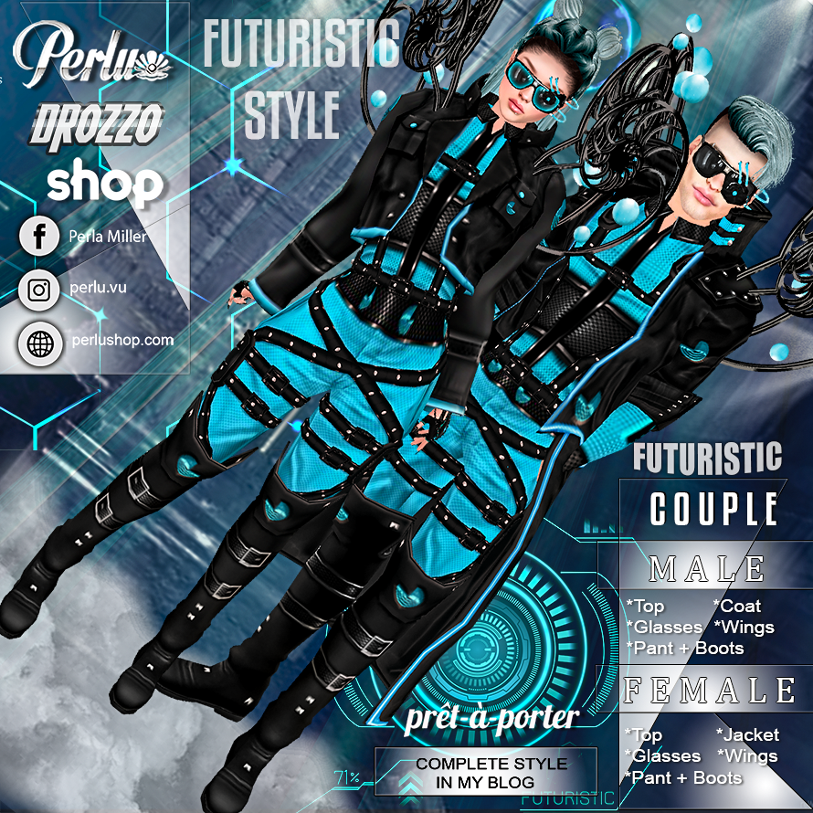 FUTURISTIC COUPLE BUNDLE - PERLU | DROZZO SHOP