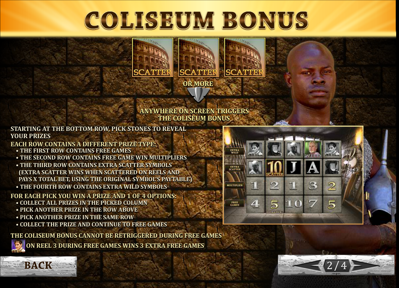 Play gladiator slot for free