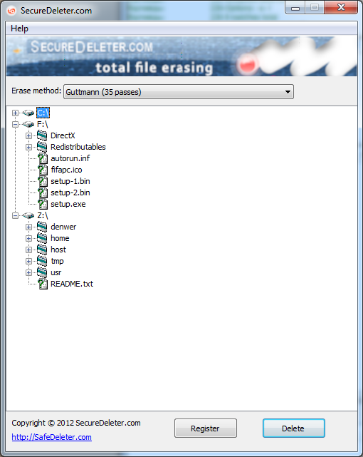 secure delete secure delete