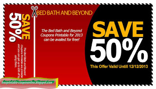 Free Printable Bed Bath and Beyond Coupons