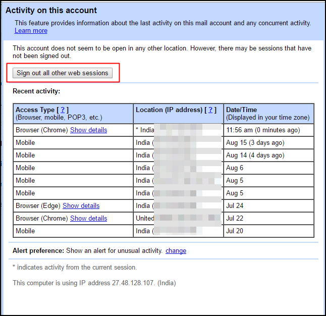 How To Sign Out From your Gmail Account Automatically (4 Methods