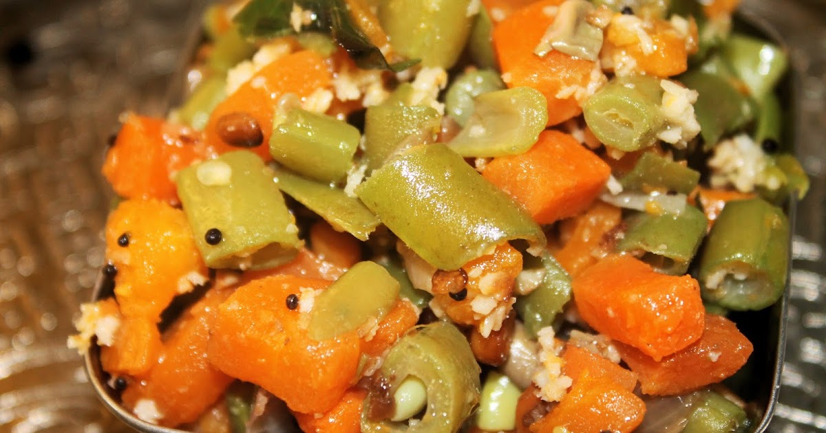 DelightFulDishes Carrot Beans Palya Karnataka Special Stir Fry Recipe