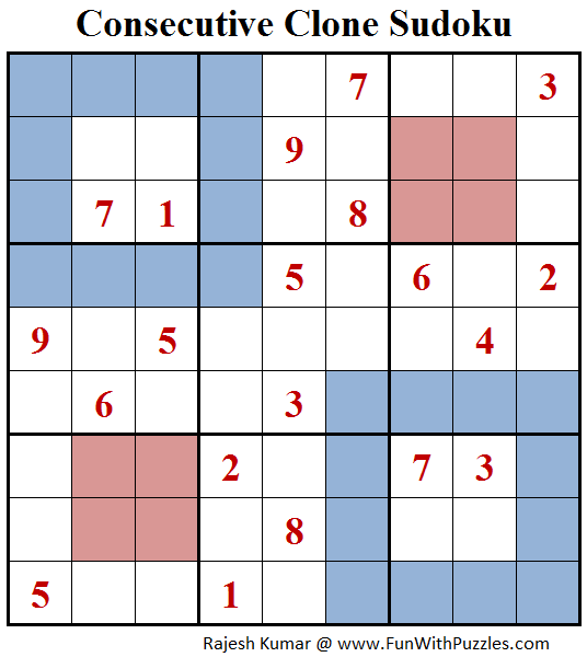 Consecutive Clone Sudoku (Daily Sudoku League #143)