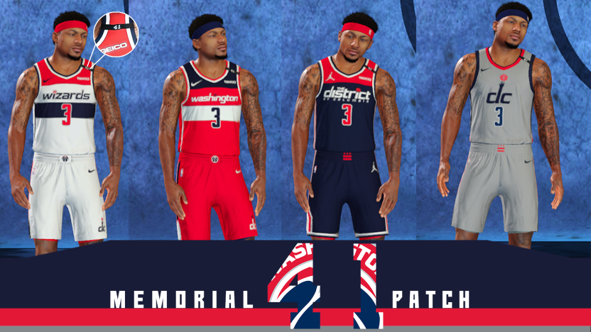 NBA2K Washington Wizards 'Bloom City' Custom Jerseys by @hooprstore 