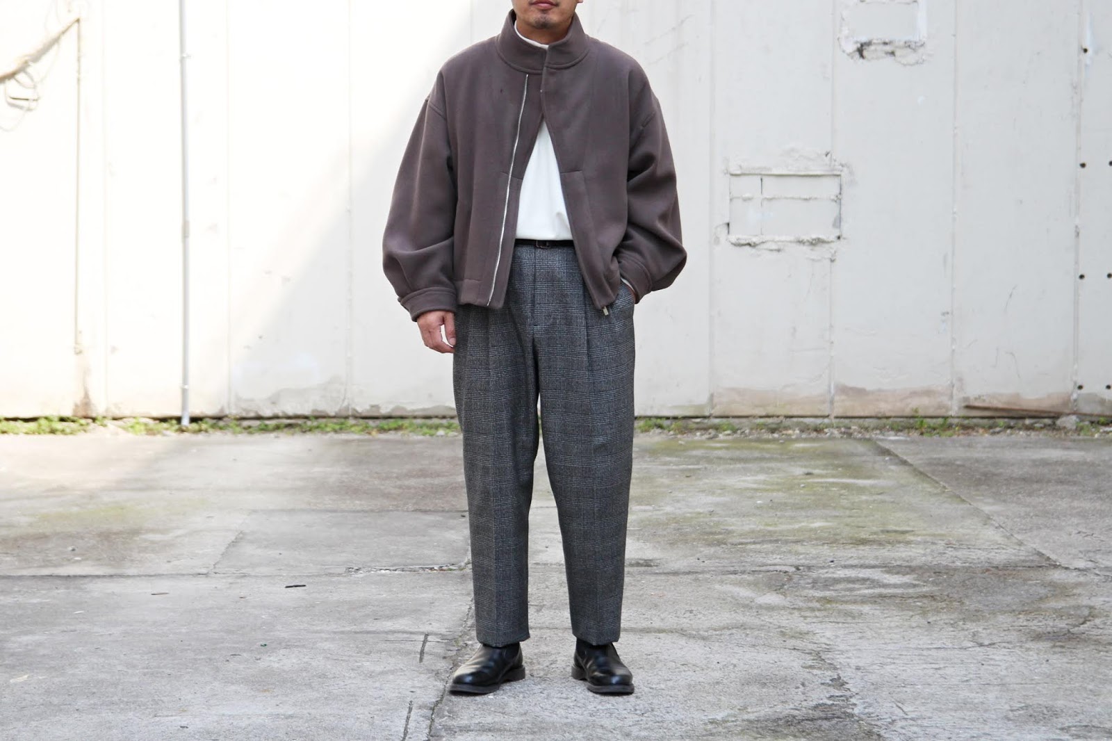 stein / シュタイン「OVER SLEEVE BOA MELTON JACKET」 - input staff blog