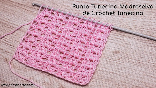 Punto Tejido Tunecino - Ahuyama Crochet